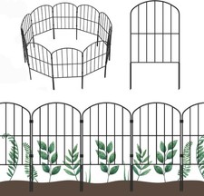 Arched Metal Garden Fence -