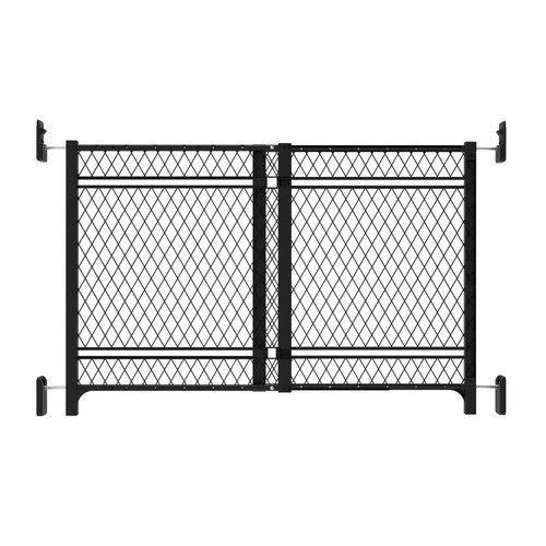 Doorway baby and dog - dog, gate
