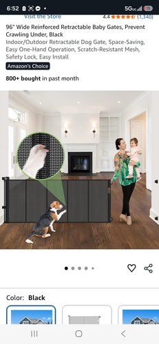 Retractable baby and - pet, gate