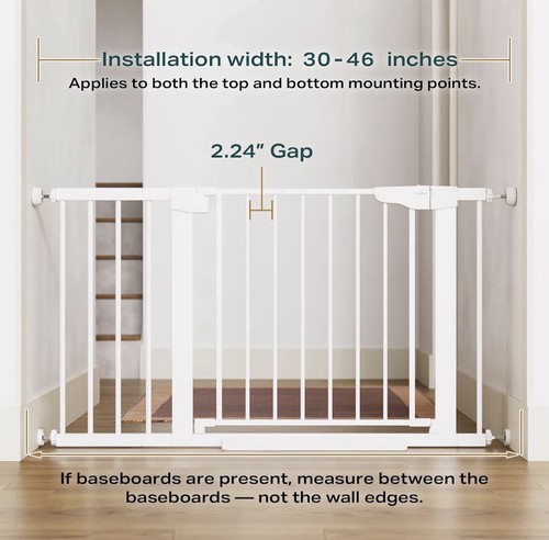 New cumbor baby gate - cumbor, 30-46"