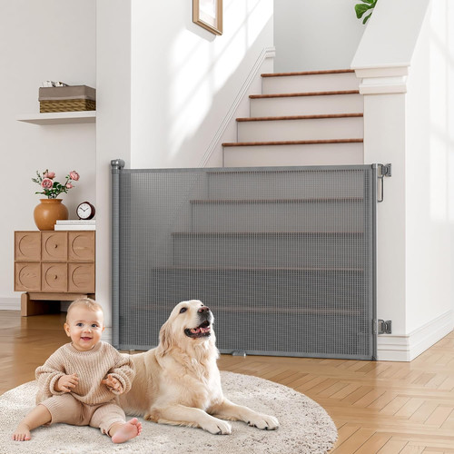 Retractable baby gate - gate, for