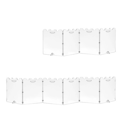 Clear acrylic dog gates - clear,