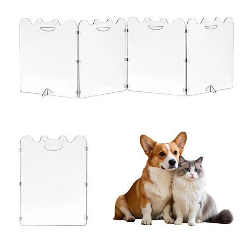 Clear acrylic pet gate - clear,