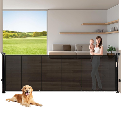 Retractable baby gate - baby, 120"w