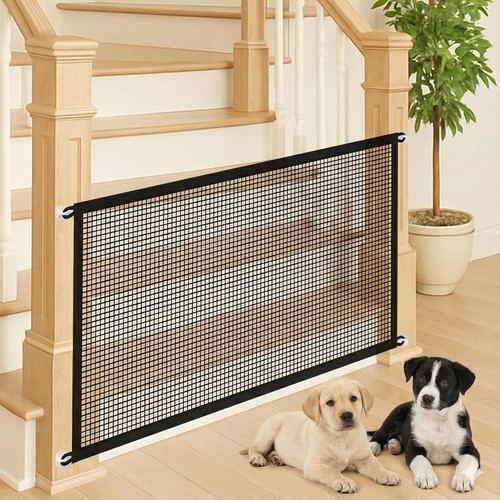 Pet gate mesh drill easy - gate,