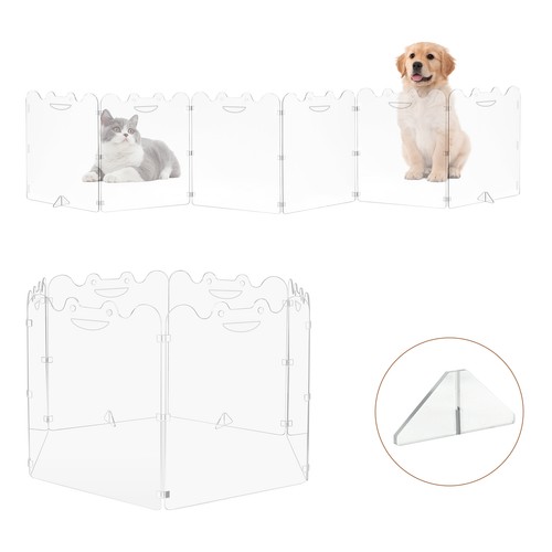 Clear acrylic pet gate - acrylic,