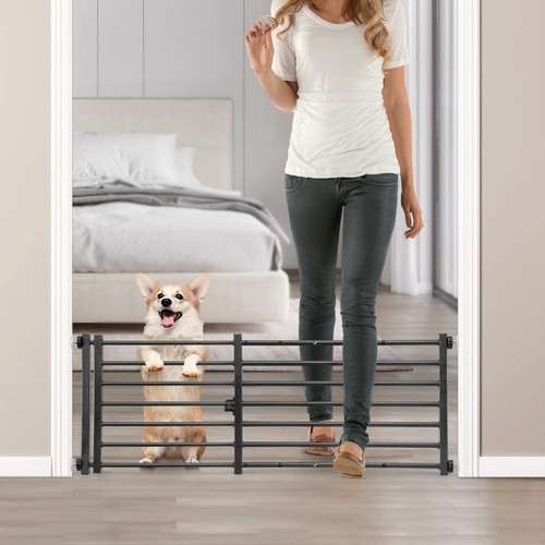 Indoor dog gate with door - dog,