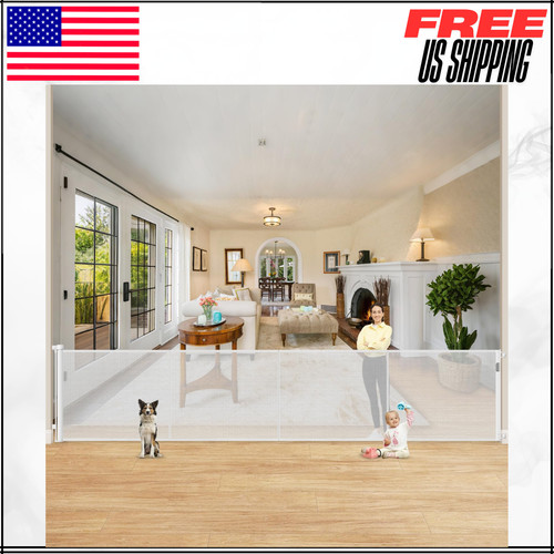 Retractable baby dog gate mesh - retractable,