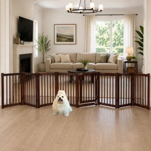 Panel freestanding wooden - 8-panel,