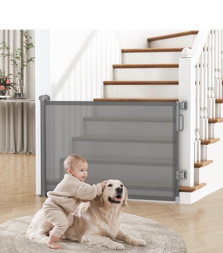 Retractable baby gates mesh - baby,