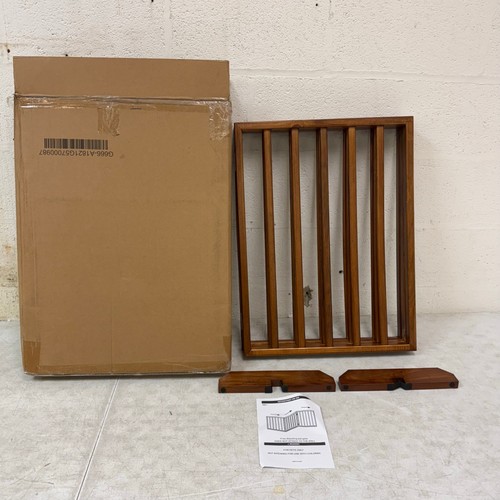 Wooden panel pet gate with - wooden,