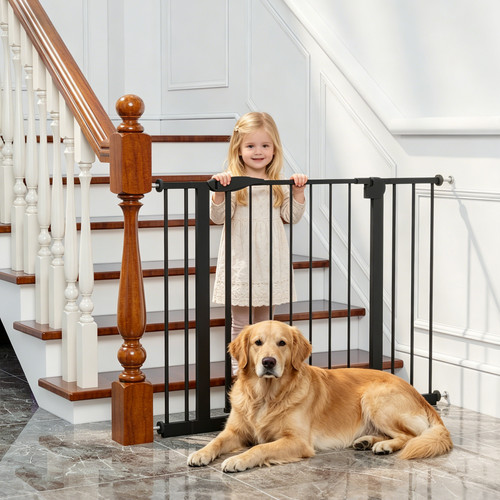 Wide baby gate for stairs - for,