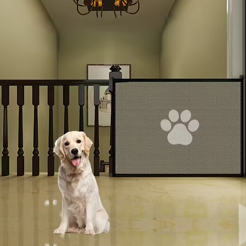 Portable mesh gate for dogs - portable,