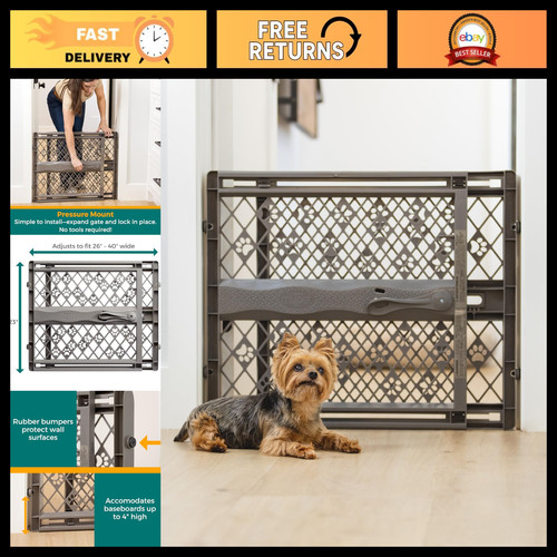 Expandable pet gate - gate, 26-40"