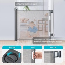 Retractable Pet Dog Gate