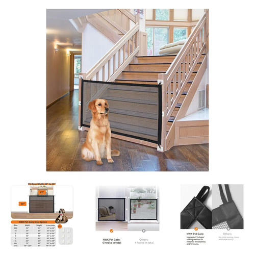 Dog gate for stairs - dog,