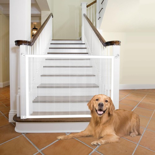 Mesh baby dog gate fits - &,
