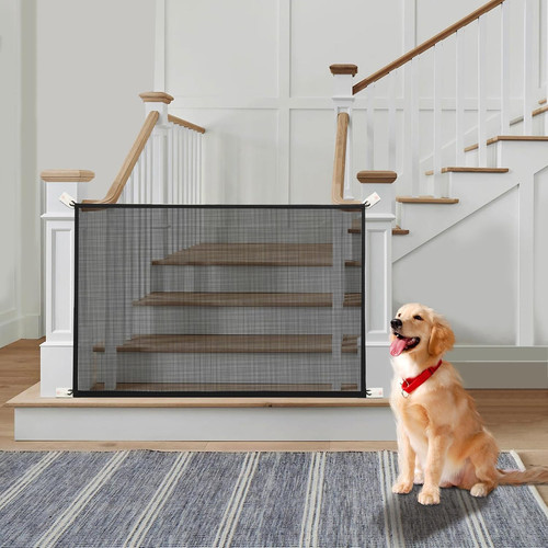 Baby gate for stairs - stairs, dog